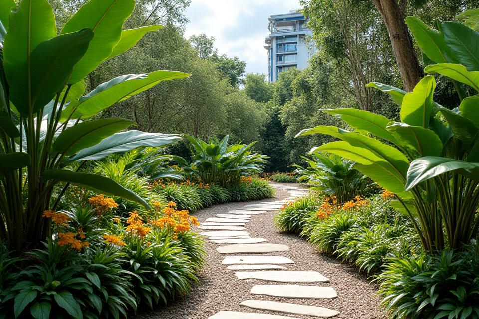 Sustainable landscape design with native plants in Singapore